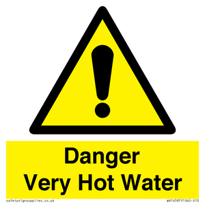 Danger Very Hot Water 